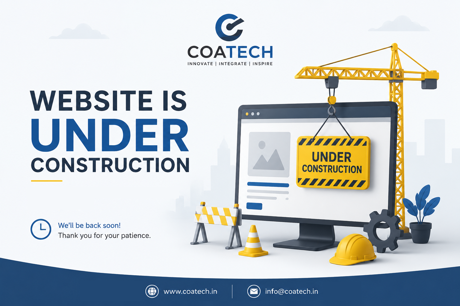 COATECH — Website is under construction. We'll be back soon.
